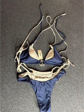 Seamolly two tone 2 piece bikini